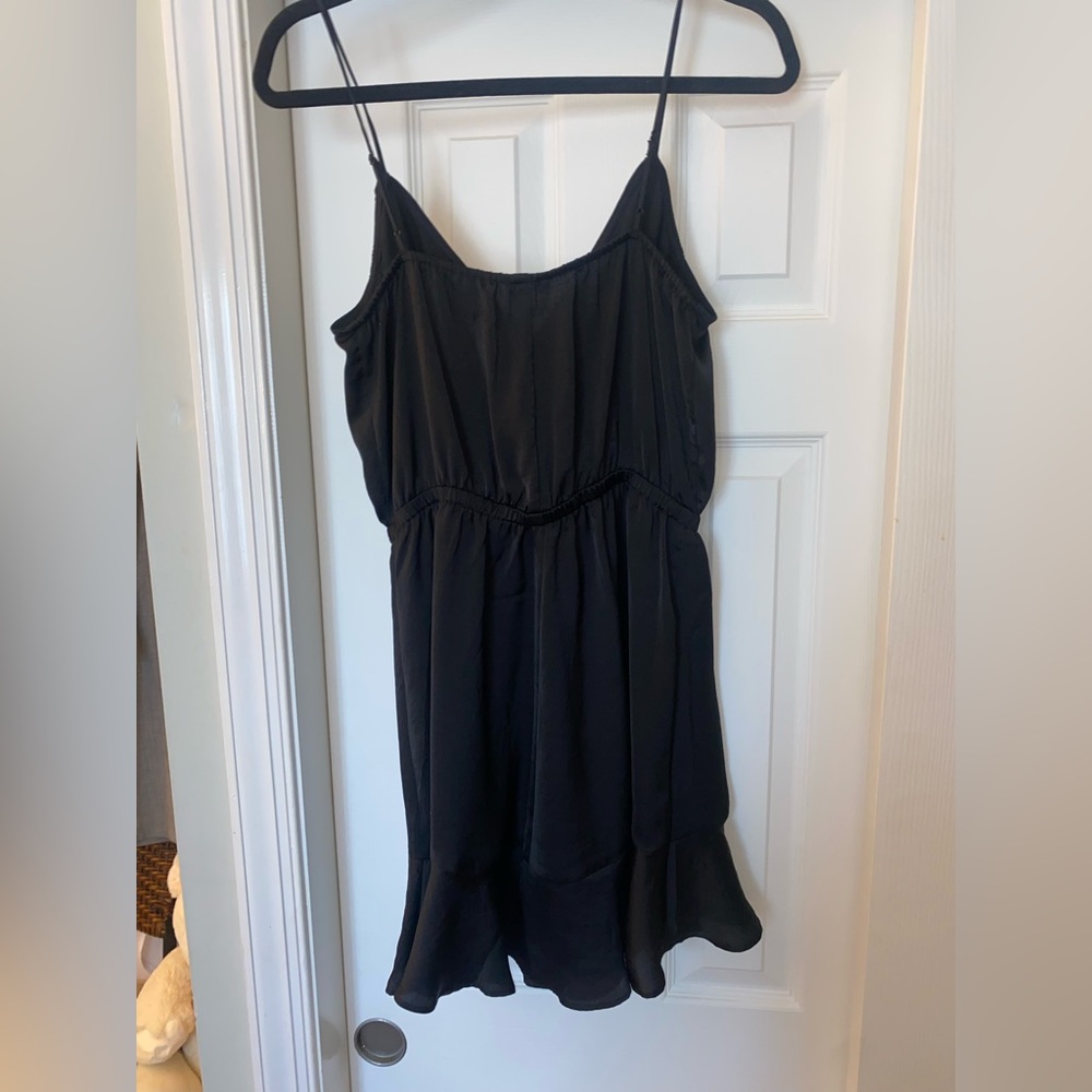Express | Black Ruffle Dress - Picture 3 of 3